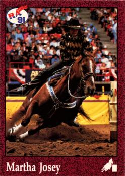 1991 Rodeo America Set B #91 Martha Josey Front